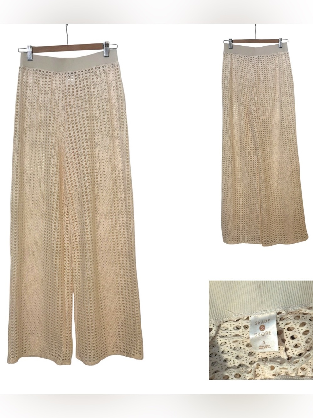 Shade and Shore Crochet Swimsuit Cover-Up Pants